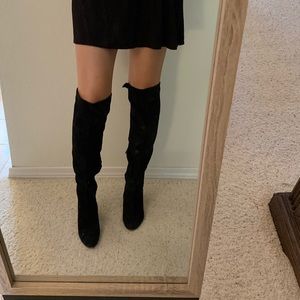 Halogen Over The Knee High Heel Suede Boots